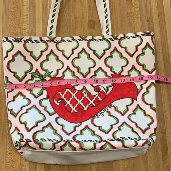 Brighton JOY Holiday Canvas Tote Bag - Picture 8 of 10
